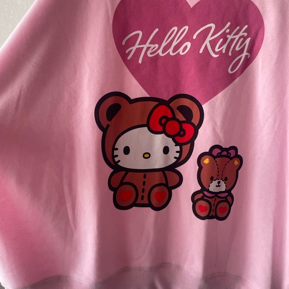 Hello Kitty Pastel Pink Crewneck - Picture 3 of 4